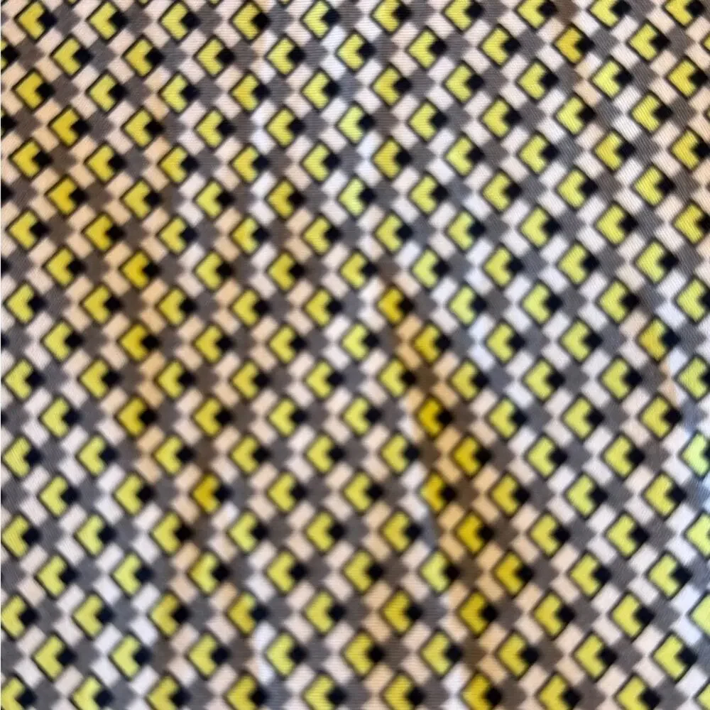 Cinch Youth XXL Yellow Black & Gray Geometric Button Down Short Sleeve Shirt